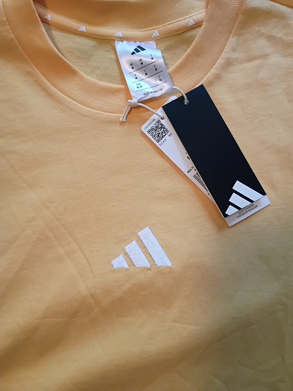 Adidas Mens' Orange Adidas T-Shirt